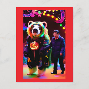 Carte Postale Heure du Parti communiste d'Halloween - Ken Gage A