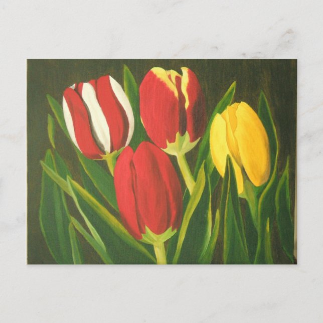 Carte Postale Heure Tulip (Devant)