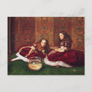 Carte Postale Heures de loisirs - John Everett Millais