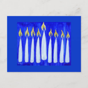 Carte postale heureuse de Hanoukka