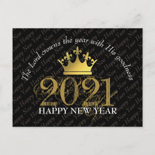 Carte Postale HEUREUSE NOUVELLE ANNÉE 2021 Lord Crowns Year