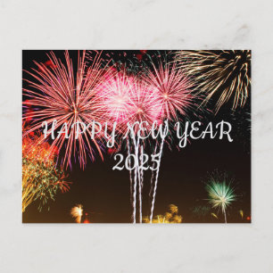 CARTE POSTALE HEUREUSE NOUVELLE ANNÉE 2025