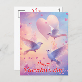 Carte Postale Heureuse Sainte-Valentin