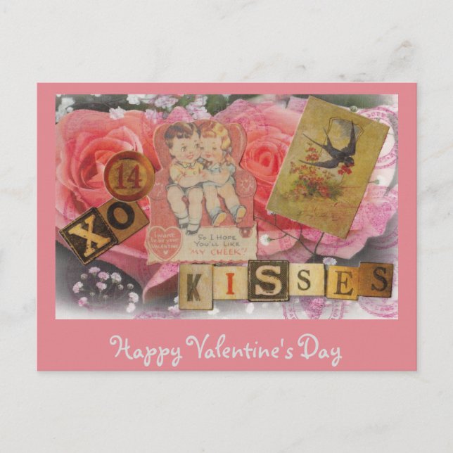 Carte postale Heureuse Sainte-Valentin (Devant)