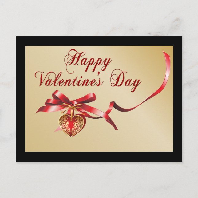 Carte postale Heureuse Sainte-Valentin (Devant)