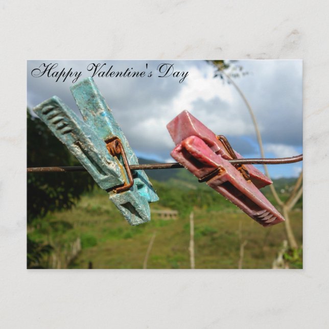 carte postale Heureuse Sainte-Valentin (Devant)