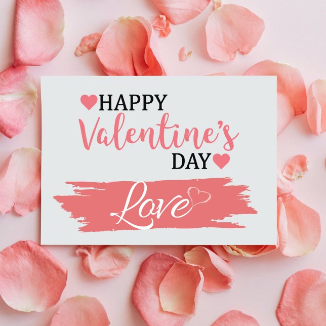 Carte postale Heureuse Sainte-Valentin (Créateur téléchargé)