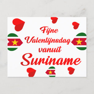 Carte Postale Heureuse Sainte-Valentin du Suriname