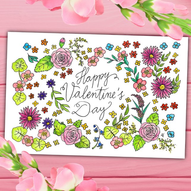 Carte postale Heureuse Sainte-Valentin par Nicole  (Créateur téléchargé)