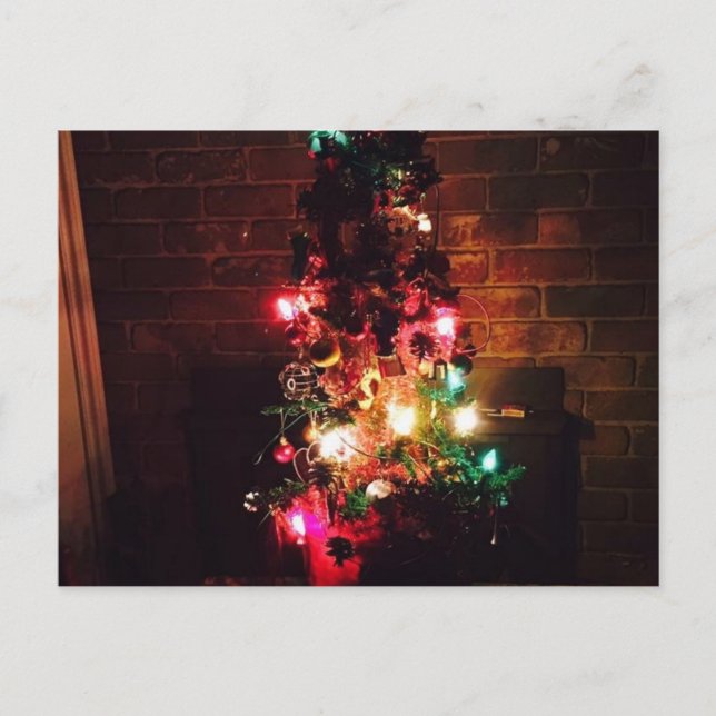 CARTE POSTALE HEUREUSEMENT NOËL (Devant)