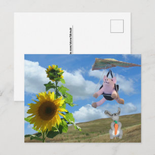 Carte postale - Heureux amis sur Hill