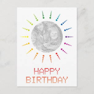 Carte Postale heureux anniversaire (brightBurst)