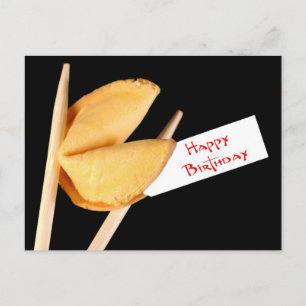 Carte Postale Heureux Anniversaire Fortune Cookie