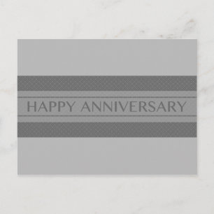 Carte Postale heureux anniversaire stripe