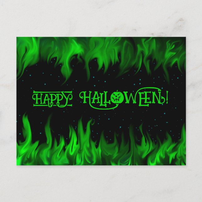 CARTE POSTALE HEUREUX HALLOWEEN ! (Devant)