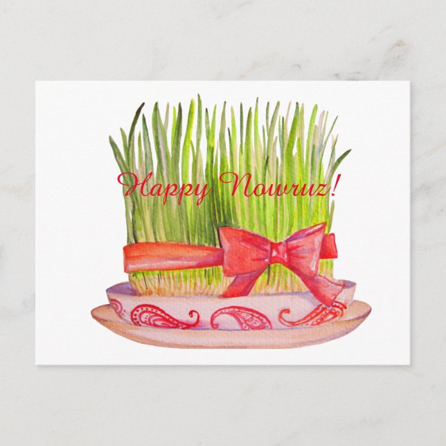 Carte Postale Heureux Norooz Sabzeh (Devant)