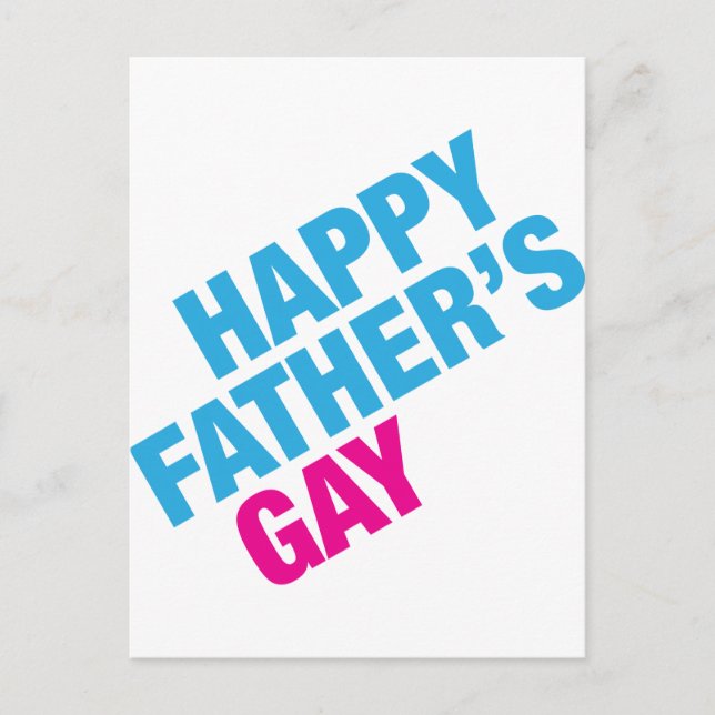 Carte Postale Heureux Père Gay (Devant)