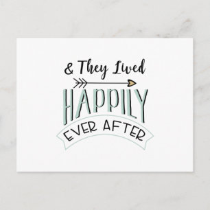 Carte Postale Heureux pour toujours