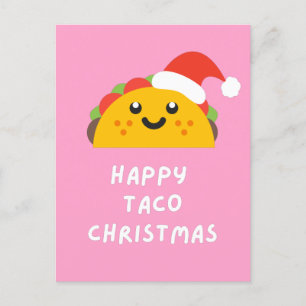 CARTE POSTALE HEUREUX TACO NOËL