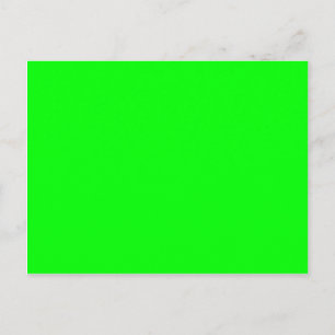 Carte Postale Hex vert néon 00FF00