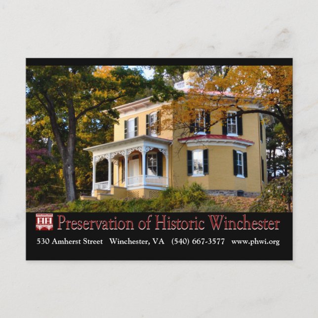 Carte postale Hexagon House in Fall Foliage (Devant)