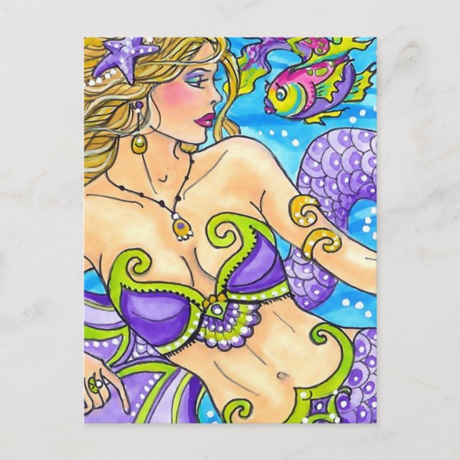 CARTE POSTALE HEY BEAUTIFUL (Devant)