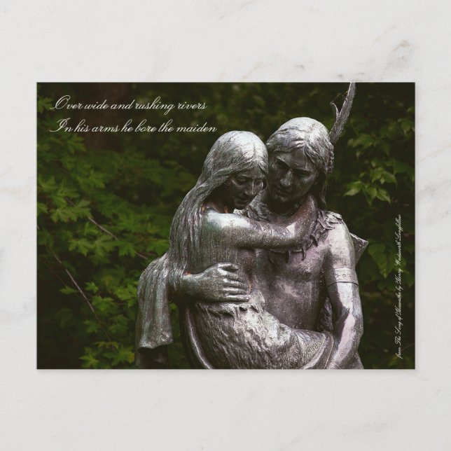 Carte postale Hiawatha et Minnehaha (Devant)