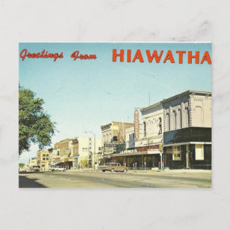 Carte Postale Hiawatha Kansas