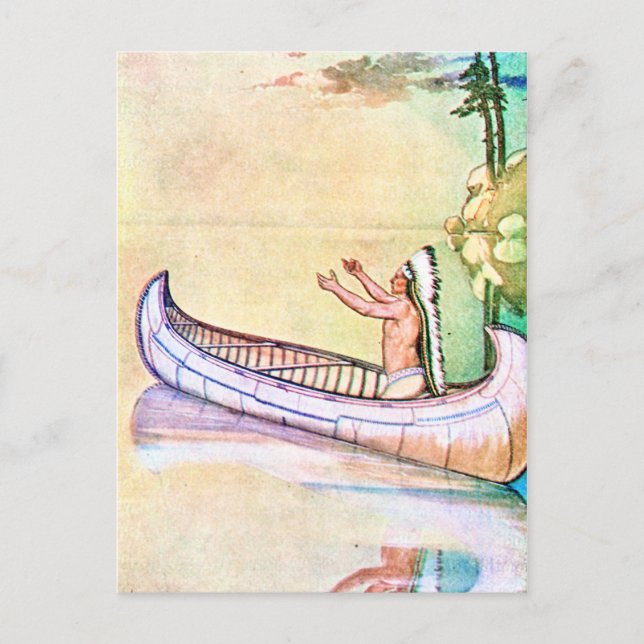 Carte Postale Hiawatha Magic Canoe (Devant)