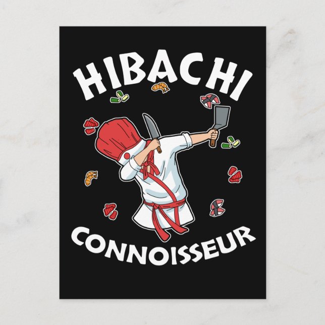 Carte Postale Hibachi Connoisseur Hibachi Grill Cadeau Hibachi (Devant)