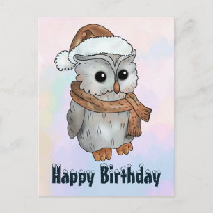 Carte Postale Hibou