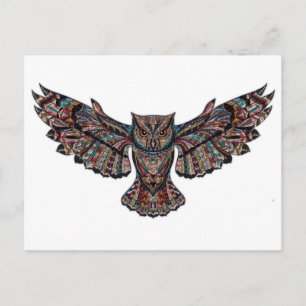 Carte Postale Hibou