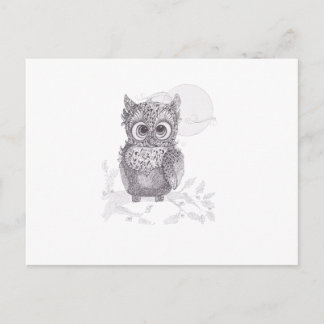 Carte Postale Hibou