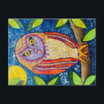 Carte Postale Hibou au clair de lune<br><div class="desc">Tealbuehler.com</div>