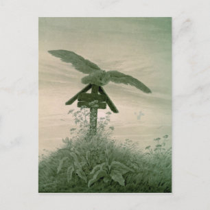 Carte Postale Hibou sur une tombe, 1836-7