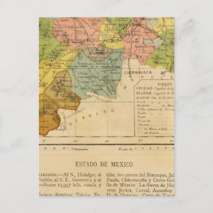 Carte Postale Hidalgo, Mexique