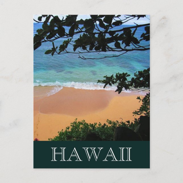 Carte Postale hideawal beach hawaii (Devant)
