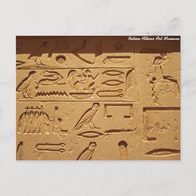 Carte Postale Hiéroglyphes (Devant)