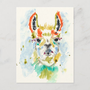 Carte Postale Hifi Llama - portrait