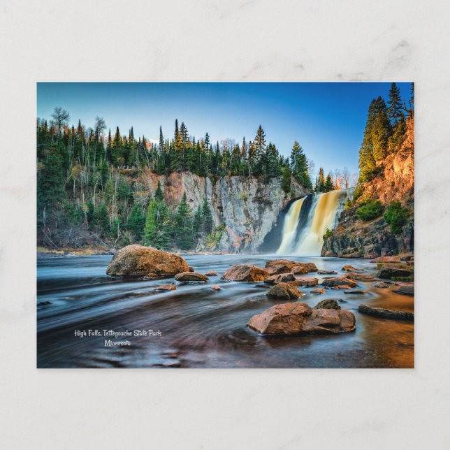 Carte Postale High Falls, Tettegouche Park, Minnesota (Devant)