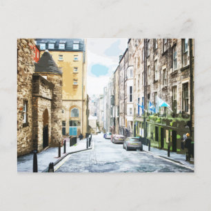 Carte Postale ็ High Street Edinburgh Road Alley