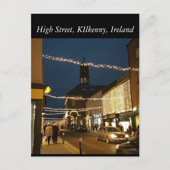 Carte Postale High Street, Kilkenny. Irlande (Devant)