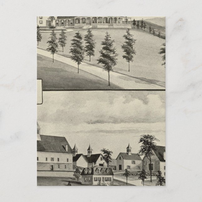 Carte Postale Highland View, Claremont, NH (Devant)