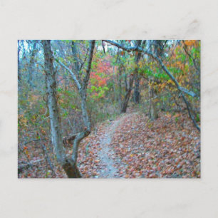 Carte Postale Hiking Right Up The Hill