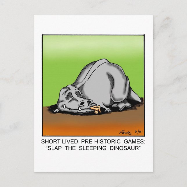 Carte postale hilarante pour donner des nouvelles (Devant)