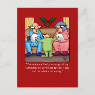 Carte postale Hilarious Christmas Humour