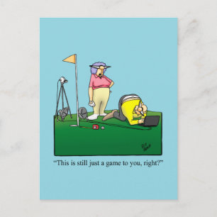 Carte postale Hilarious Golf Humour