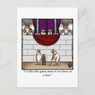 Carte postale Hilarious Golf Humour
