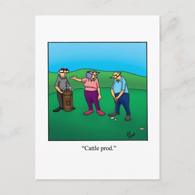 Carte postale Hilarious Golf Humour (Devant)