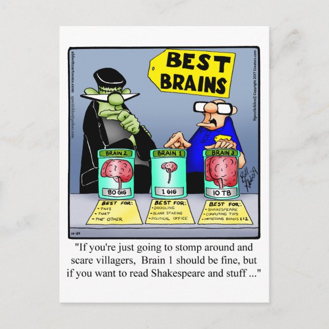 Carte postale Hilarious Halloween Humour (Devant)